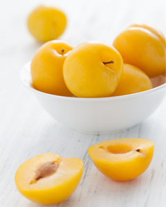 Mirabelles dorées au beurre salé